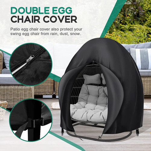 Double egg chair - chair, cover